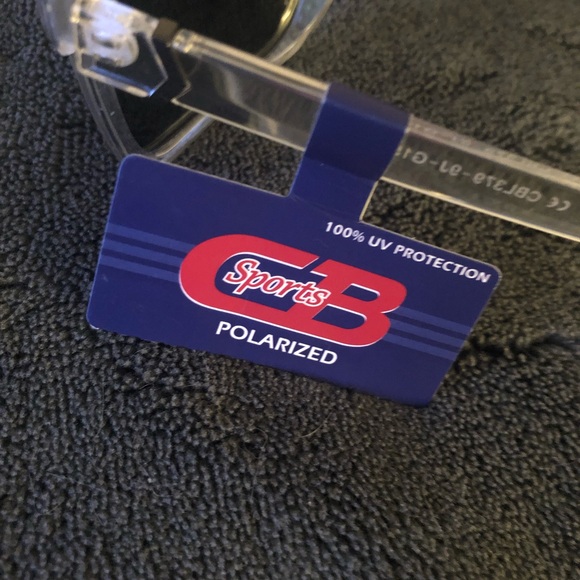 NWT CB Sport unisex clear polarized sunglasses - Picture 3 of 3